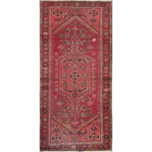 Tapis artisanal en laine et coton Mahal, vintage, noué à la main, patchwork, écologique, pour la maison et les bureaux - Product Image 1