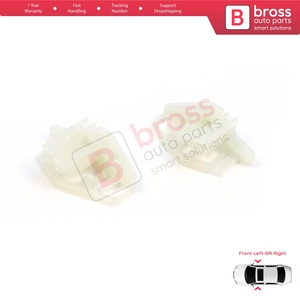 Clips de réparation de lève-vitre BWR60+BWR61 A+B avant gauche ou droit pour Megane MK2 206 206+ XSara Picasso N68 4/5 portes - Product Image 5