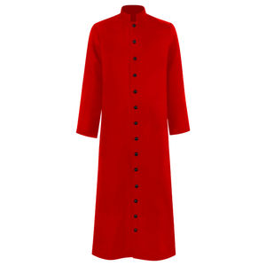 Robes de clergé de couleur rose sur mesure, conception OEM ODM, robes respirantes, robe longue de prêtre, 100% polyester, en vente - Product Image 4