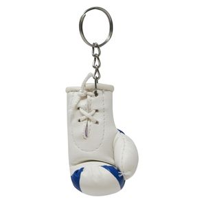 Porte-clés en cuir PU personnalisé avec porte-clés en forme de gant de boxe en acier inoxydable - Product Image 2