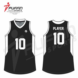 Uniforme de basket-ball OEM personnalisé, nouveau design, maillot d'équipe unisexe, shorts, vente en gros, respirant, antibactérien, séchage rapide, 100% polyester - Product Image 2