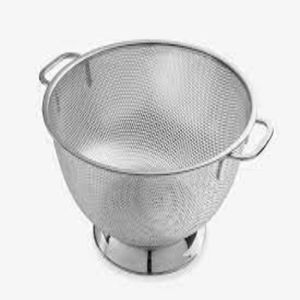 <b>Steel</b> <b>Colander</b> Food Grade Silicone Kitchen Strainer Space Saver Folding Strainer <b>Colanders</b> Plastic Collapsible <b>Colander</b> Bag Logo - Product Image 3