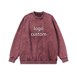 Best Supplier Woman Solid Color Custom Logo Printed <b>Long</b> Sleeve Crew Neck <b>Women</b> Pullover <b>Sweatshirt</b> <b>Women</b> - Product Image 2