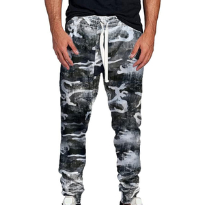Breathable <b>Drawstring</b> Anti-wrinkle Washed Men's Pants <b>Trouser</b> Plain Dyed Lightweight Casual Cargo Pants for Men - Product Image 5