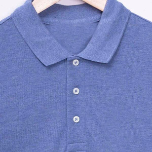 Venta al por mayor de ropa personalizada de algodón transpirable para hombres, polos de moda para adultos, polos ajustados, camisetas polo - Product Image 2