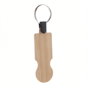 Portachiavi Ecologico BooCart EU in Bambù, Gadget in Legno - Product Image 3