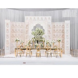 Traditional Wedding Stage Jharokha Style <b>Frame</b> Heavy Carving Jharokha Wedding Stage <b>Backdrop</b> Wedding Stage <b>Backdrop</b> <b>Frame</b> LA - Product Image 1