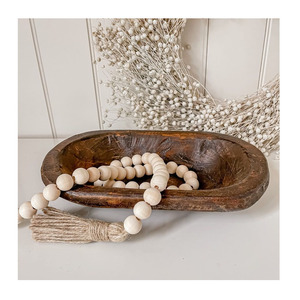 ชามแป้งไม้อะคาเซียสำหรับตกแต่งบ้านทำด้วยมือสำหรับตกแต่งบ้านเคาน์เตอร์ห้องครัวอุปกรณ์แต่งหน้ากุญแจบ้าน - Product Image 2