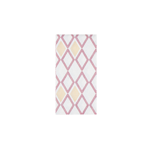 Servilletas Blancas de 48x48cm con Estampado Rosa, Plegado 1/8, Bambulux Eco, 300 Unidades, B2B - Product Image 1