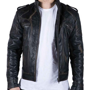 2025 Latest High Street Style Custom Winter Waterproof <b>Heated</b> Windproof Warm Genuine Leather Motorcycle Jacket <b>Coat</b> Finished - Product Image 6