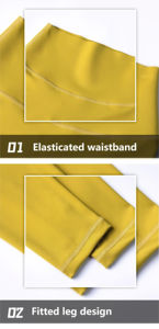 กางเกงเลกกิ้งกีฬายืดสำหรับผู้หญิงสำหรับออกกำลังกายโยคะออกกำลังกายที่จำเป็น - Product Image 6