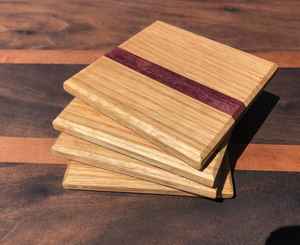 ชุดจานรองแก้วเรซิ่นไม้วอลนัททรงสี่เหลี่ยมคุณภาพสูง ดีไซน์คลาสสิก พร้อมแผ่นรองตกแต่งบ้าน สามารถปรับแต่งสีและขนาดได้ - Product Image 6