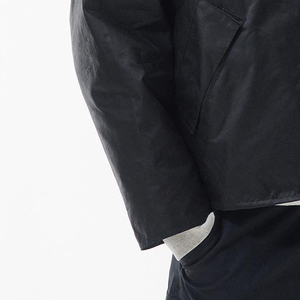 Light Weight <b>Men</b> Hooded Cotton <b>Canvas</b> <b>Jacket</b> Custom Private Label Plain Dyed Street Style Wax Cotton <b>Jackets</b> - Product Image 6