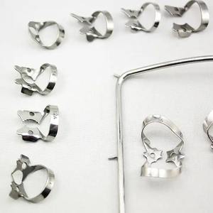 Meilleures ventes de kit de digue en caoutchouc pince de digue en caoutchouc en acier inoxydable de qualité supérieure Instruments dentaires - Product Image 5