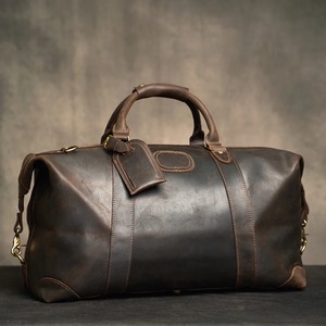 Bolso de lona de cuero genuino para hombre, bolso de mano antirrobo de moda para hombre, bolso de hombro de viaje para hombre - Product Image 2