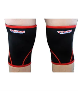 Custom Logo Weightlifting Knee Braces Support Compression 7mm Neoprene Knee Sleeves for Fitness Basic Protection