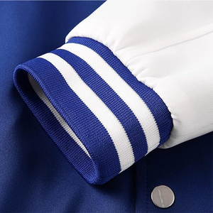 HOOD CREW Mens Casual Sports Varsity Jacket Moda con capucha Letterman Chaquetas - Product Image 5