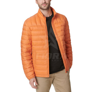 Factory's New Arrival <b>Men's</b> Winter Eco-Friendly Breathable Puffer <b>Jacket</b> Nylon/Polyester <b>Long</b> Sleeved Custom Logo Printed Stand - Product Image 6