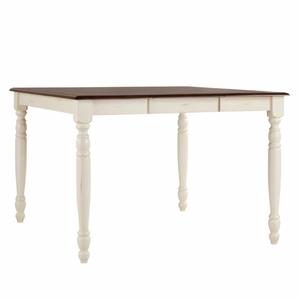 Ensemble de chaise de salle à manger en bois de teck massif de style antique zobe avec table à manger pour une utilisation intérieure et extérieure - Product Image 6