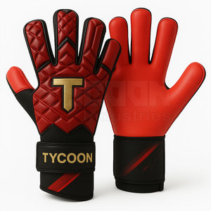 Gants de gardien de but de football adulte avec support de doigt et paume en latex durable pour la performance du jeu - Product Image 3