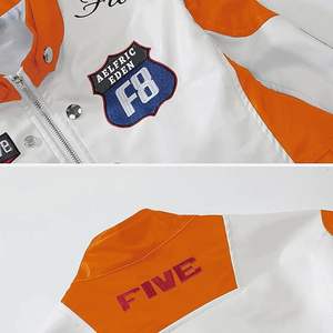 เสื้อแจ็คเก็ตเบสบอลกันลมคุณภาพสูงพร้อมโลโก้สั่งทำพิเศษสำหรับผู้หญิงและผู้ชายไซส์ใหญ่สำหรับเล่นกีฬาฤดูหนาว - Product Image 3