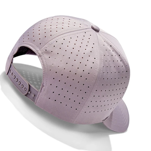 Waterproof Laser Cut 6-Panel Perforated Laser Hole High Quality Custom Embroidered Poly Baseball Cap Adjustable Four Seasons - Product Image 5