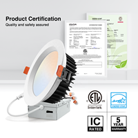 12v 24v Dmx512 Rgb Rgbw Rgbww Cob 24w 36w Dmx Led Smart Downlights Led Plafonnier Spot Light