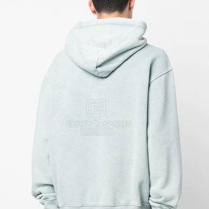 Sudaderas con Capucha para Hombre, Lavado Ácido, 100% Algodón, Invierno 2025, Venta en Línea, Alta Calidad, Logotipo Personalizado - Product Image 3