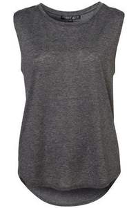 Camiseta sin mangas de mujer personalizada, camiseta sin mangas de punto para entrenamiento deportivo y ropa deportiva de yoga - Product Image 2