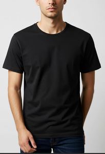Camiseta clásica de algodón 100% para hombre con estampado holgado | Logotipo personalizado con algodón suave de alta calidad Unisex - Product Image 3