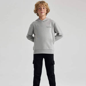 High Quality Custom Made Embroidered Double Sleeved Raglan Hoodie for Kids Half Zip up with Organic Cotton for <b>Boys</b> and Babies - Product Image 5