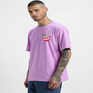 NOVEDAD DE VERANO 2025, Camiseta de algodón de media manga de seda helada a la moda, camiseta de manga corta para hombre en Stock - Product Image 3