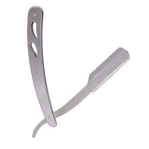 ที่ตัดผมตรงพับได้ทำจากสแตนเลสมีดโกนสำหรับร้านตัดผม - Product Image 2