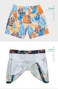 Custom <b>Men</b> Swimwear Beachwear Drawstring Surf Board Beach <b>Shorts</b> Swimsuit Printed <b>Floral</b> <b>Swim</b> Trunks for MenDDP shipping - Product Image 3