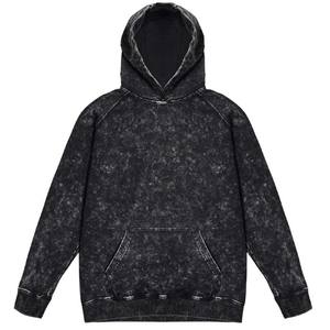 Hoodies Acid Wash Zip up Custom Cropped <b>Oversize</b> Cotton <b>Vintage</b> <b>Sweatshirt</b> with logo Printing Men Heavyweight Acid Washed Hoodie - Product Image 1