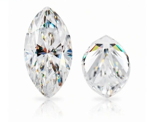 2,5*5mm moissanita piedra suelta GRA certificado Marquesa corte brillante diamante alternativa ética gema joyería - Product Image 6