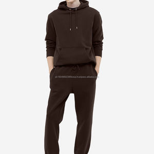 Survêtements de jogging confortables pour hommes avec fermeture éclair, survêtements personnalisés en deux pièces, écologiques - Product Image 1