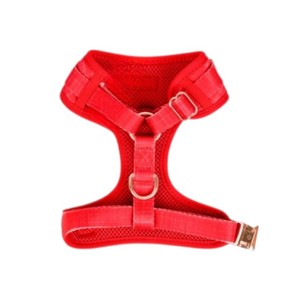 Arnés para Perro a Cuadros Rojos con Cierre de Hebilla Ajustable, Estilo Simple, Tipo Rower para Perros - Product Image 3
