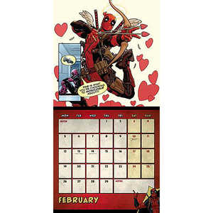 Calendario de Escritorio 2024 de Marvel con Diseño de Deadpool para Uso en Oficina, Incluye Mini Póster para Exhibición - Product Image 6