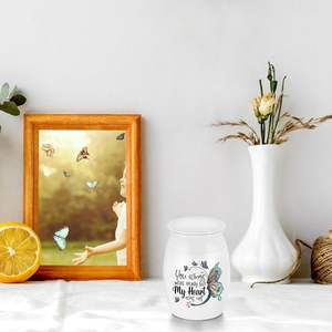 Butterfly customized Mini Urns Stainless Steel Decorative Cremation <b>Keepsake</b> Urns for <b>Ashes</b> Memorial Urn in Heaven Custom Size - Product Image 5