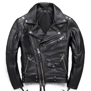 Chaquetas de cuero genuino de alta calidad: una moda clásica básica Durabilidad Atemporal Elegancia elegante Moda Mate Brillante - Product Image 1