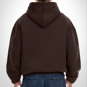 เสื้อสเวตเชิ้ตผู้ชายขายดี คุณภาพพรีเมียม แบบซิป มีฮู้ด สีพื้น ปรับแต่งสีและขนาดได้ ไซส์ 6XL สำหรับฤดูหนาว แห้งเร็ว - Product Image 3