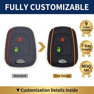 Housse de <span class=keywords><strong>clé</strong></span> en silicone souple pour IKCO Peugeot 206 207 307 308 Citroën Pars C2 <span class=keywords><strong>C3</strong></span> C4, antidérapante, antichoc, protection de <span class=keywords><strong>clé</strong></span> de voiture - Product Image 6