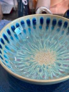 Resina epoxi hecha a mano de la mejor calidad con cuencos, cuenco para servidor de ensalada de madera de mango, diseño moderno y fiestas de boda de la India - Product Image 3