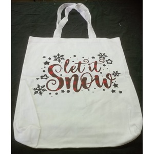 Sac en toile à poignée souple pour femme, taille personnalisée, 100% coton biologique, motif de fleurs, cadeau imprimé, lin, certificat GOTS - Product Image 4