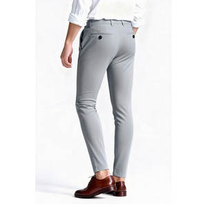 Pantalón Chino para Hombre, el Mejor Producto, la Mejor Calidad, Estilo Casual, Cierre de Botones, Cintura Elástica, Fácil de Usar, Bolsillos Regulares - Product Image 6