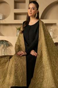 Custom Printed Women's Long Khaddar <b>Shawl</b> Fashionable <b>Wool</b> Material Latest Model Wholesale Price Customized All Models Available - Product Image 2