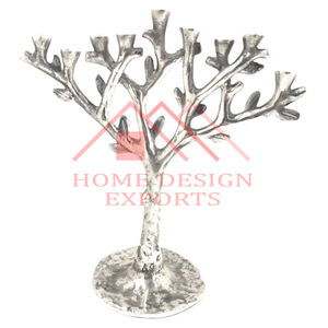 Nouvel arrivage de bougeoirs Menorah Hanoukka en métal aluminium meilleur vendeur bougeoir Menorah Branche pour centres de table - Product Image 6