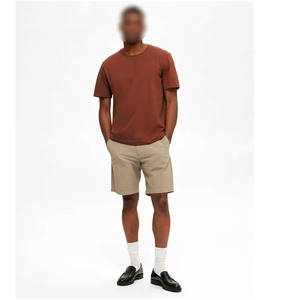 T-shirts pour hommes, manches courtes, en coton, unis, pour adultes, nouveau style, vêtements d'été - Product Image 3