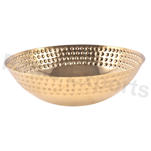 Cuenco de caramelo martillado Cuencos de acero inoxidable Cocinas modernas Juego de cuencos para servir comedor - Product Image 1